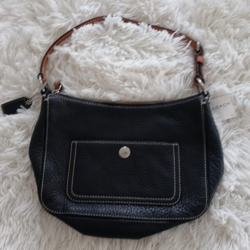 Vintage Coach Pebbled Leather Purse